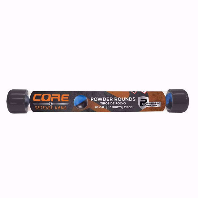 Bolitas de Talco P2P Core Defense Azul-Negro Cal. .68 10 piezas