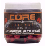 Bolitas de Pimienta en Polvo P2P Core Defense Rojo-Negro Cal. .68 100 piezas