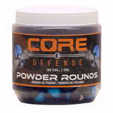 Bolitas de Talco P2P Core Defense Azul-Negro Cal. .68 100 piezas