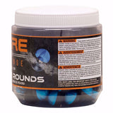 Bolitas de Talco P2P Core Defense Azul-Negro Cal. .68 100 piezas advertencia