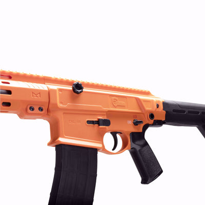 Metralleta CO2 P2P Defensor 68C Calibre .68 Defensa Personal vista gatillo