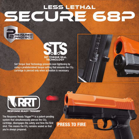 Pistola CO2 P2P Secure 68P Calibre .68 - Sportsguns