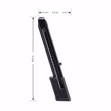 Cargador P2P Secure 68P Extendido 9 Tiros vista con dimensiones