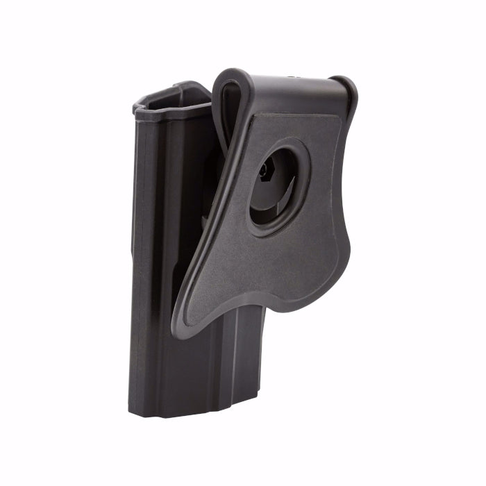 Funda Táctica P2P Secure 68P vista lateral derecha se aprecia el clip seguro