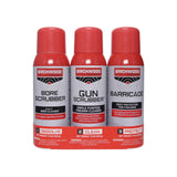 Kit Birchwood Casey Bore Scrubber, Gun Scrubber y Barricade Aerosol 283 g c/u - Sportsguns