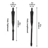 Portafusil correa Allen Glen Eagle Baktrack solo negro lona rifle - Sportsguns