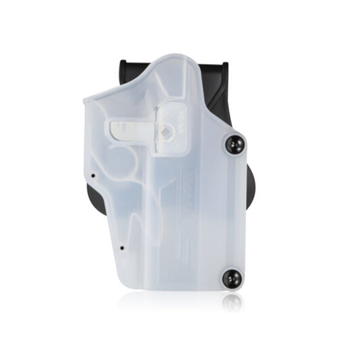 Funda Táctica Amomax Universal Transparente con clip de seguridad