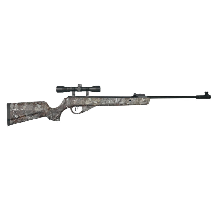 Rifle de Aire Nova Vista BB15 Commando Phantom Elite Camo Calibre .22 - 5.5 mm con mira telescopica 4x32