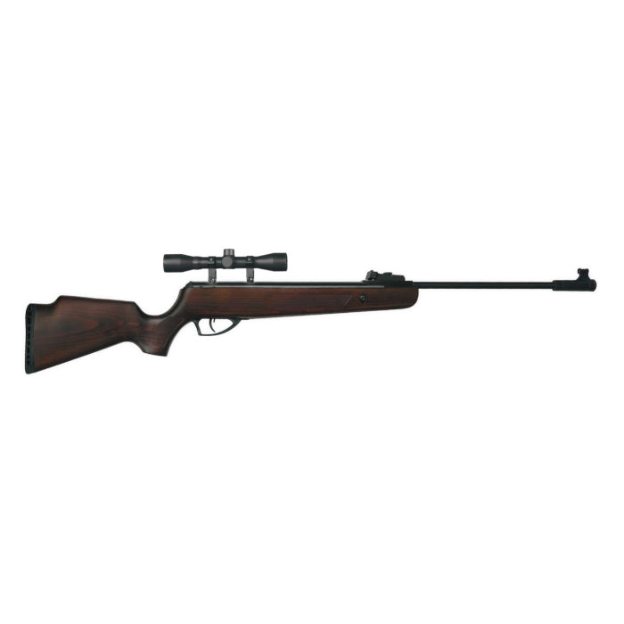 Rifle de Aire Nova Vista BB15 Commando Phantom Elite Diábolos Madera Calibre .22 - 5.5 mm Pistón de gas quebrado de cañón con mira telescopica 4x32
