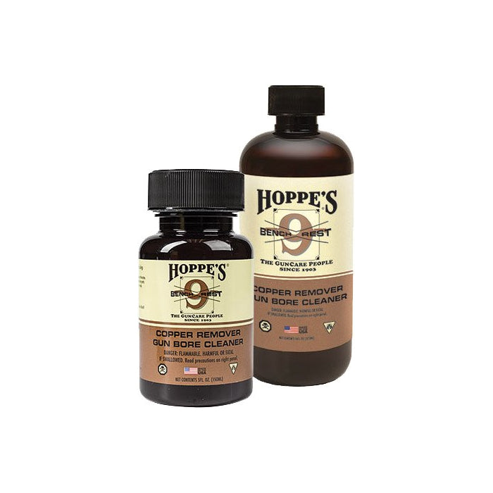 Solvente Hoppe's Bench Rest Cobre Cañón No. 9 para limpieza profunda de cañones - Sportsguns
