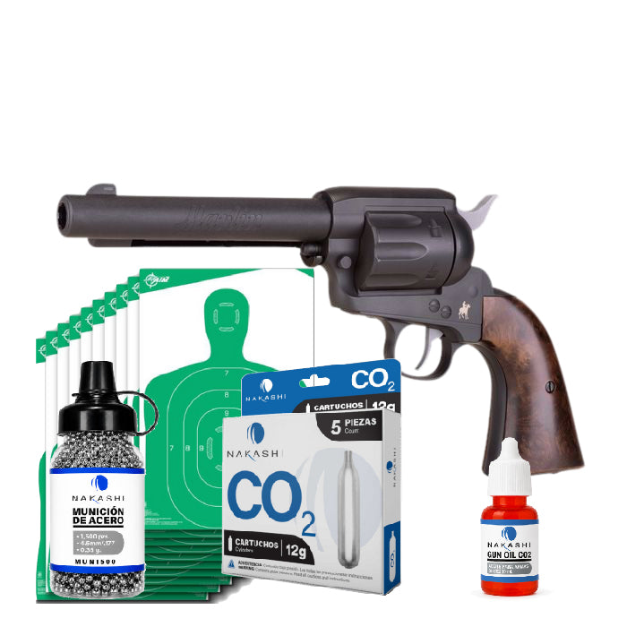 Revólver CO2 Marlin Clásico Combo