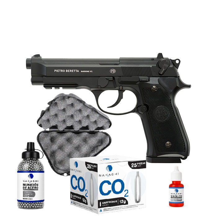 Pistola CO2 Beretta M92 A1 Combo