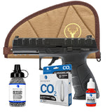 Pistola CO2 Beretta APX Combo funda a tamaño real