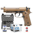 Pistola CO2 Beretta M9A3 Combo con estuche rígido MTM 9.5" rectangular abierto