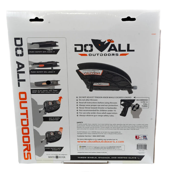 Lanzador de discos Do All Outdoors Clay Cannon - sportsguns