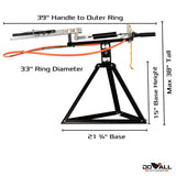 Lanzador de discos de resorte Do All Outdoors Clayhawk - sportsguns