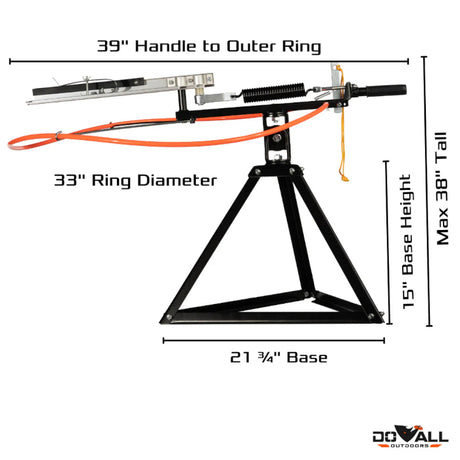 Lanzador de discos de resorte Do All Outdoors Clayhawk - sportsguns