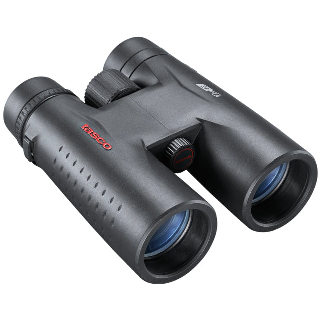 Binocular Tasco Essentials Roof 10x42 Negro vista fronta derecha