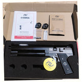 Pistola PCP Nova Vista Cobra Calibre .22 - 5.5 mm con Regulador caja con lo que incluye