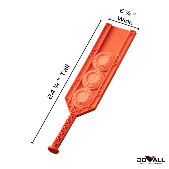 Lanzador triple de discos manual Do All Outdoors Plástico Naranja - sportsguns