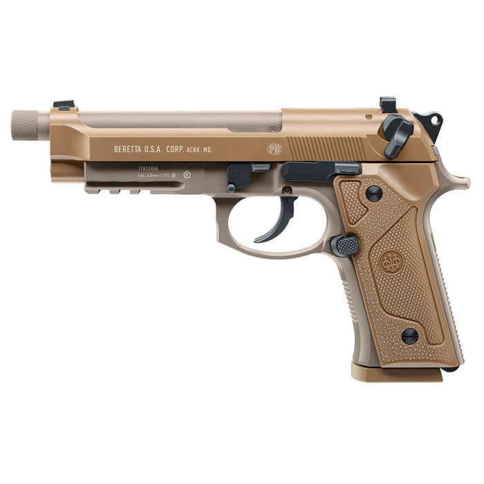 Pistola CO2 Beretta M9A3 replica retroceso realista automatica calibre 177 balines