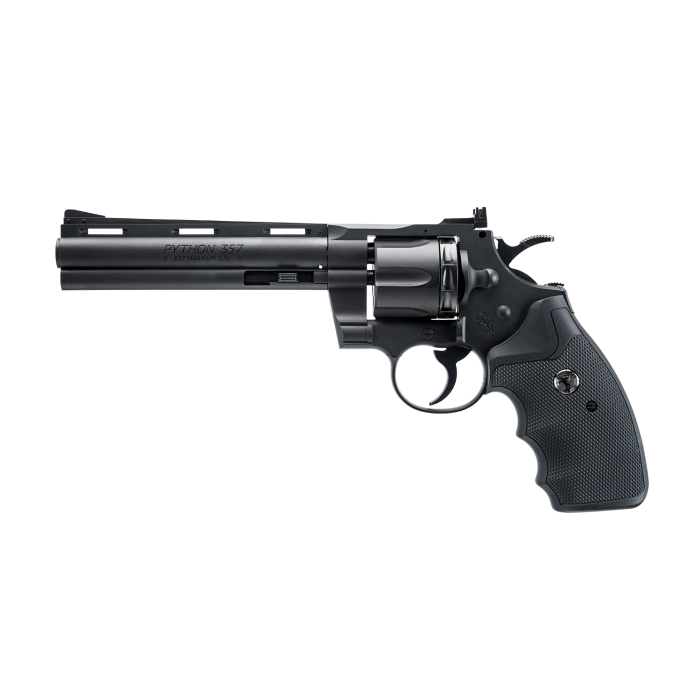 Revólver CO2 Colt Python .357 cañon 6 pulgadas umarex aire polímero negra calibre 177 balines