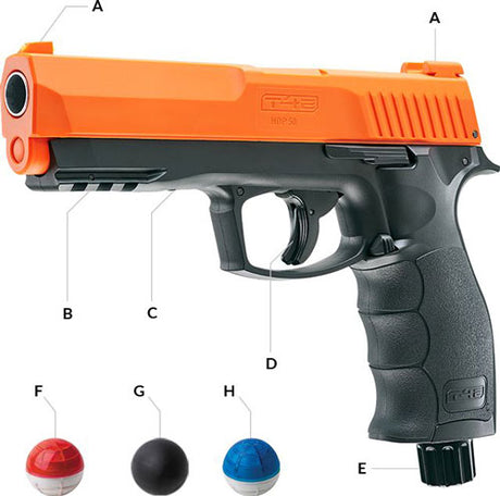 Pistola CO2 P2P HDP 50 GEN2 Calibre .50 Defensa Personal - Sportsguns