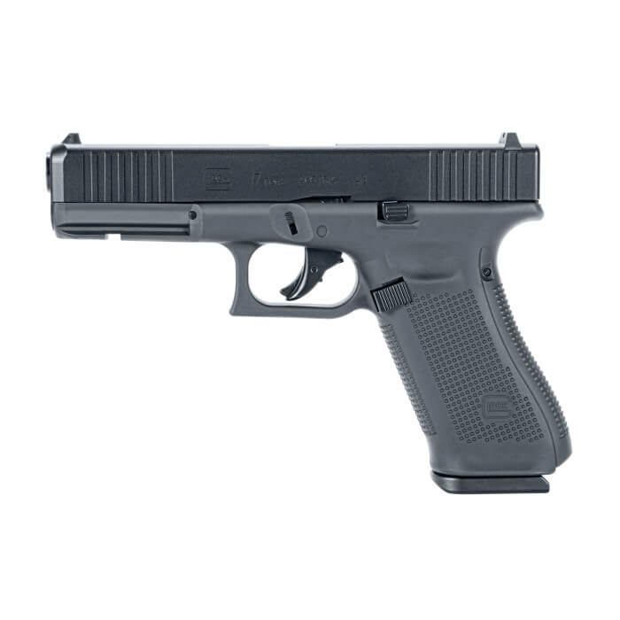 Pistola CO2 Táctica Marcadora T4E Glock G17 Gen5 Negra Calibre 11 mm - .43