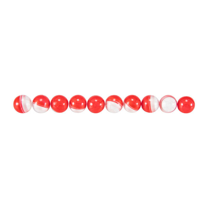 Bolitas de Gas Pimienta TE4 P2P HDP50 Rojo-Blanco Cal. .50 10 piezas