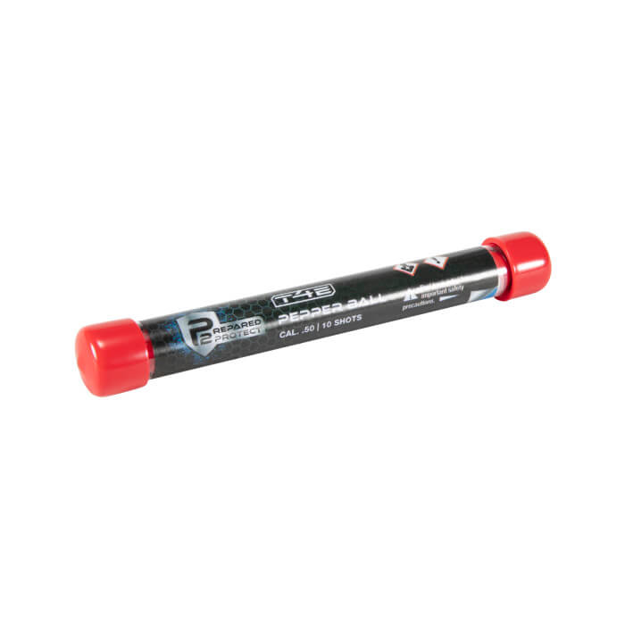 Bolitas de Gas Pimienta TE4 P2P HDP50 Rojo-Blanco Cal. 12.7 mm 10 piezas