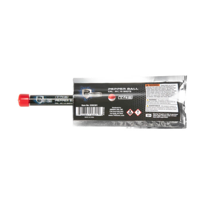 Bolitas de Pimienta en Polvo P2P HDP50 Rojo-Blanco Cal. .50 10 piezas - Sportsguns