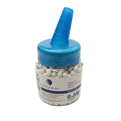 Municiones de plástico Bullets Nakashi 0.20 g. 1,000